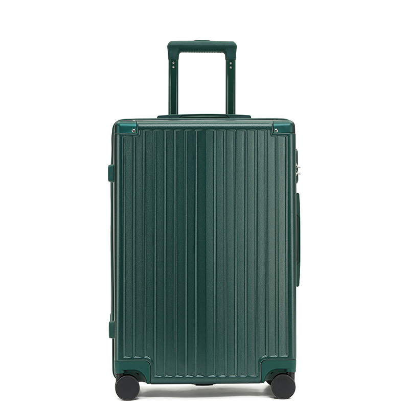 蕉众轻韧行李箱内里干湿分离万向轮拉杆箱L-HY2091（单位：个） 绿色 20寸